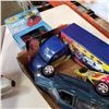 Image 2 : BOX OF DIE CAST AND WOODEN VEHICLES