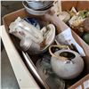 Image 2 : 2 BOXES OF CHINA CUPS AND SAUCERS, DECOR