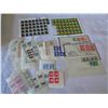 Image 2 : LOT OF COLLECTOR STAMP PLATE BLOCKS, COLLECTOR SPOONS, AND STAMPS