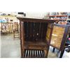 Image 8 : WICKER DOOR WOOD WARDROBE