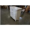 Image 2 : WHITE FRENCH PROVINCIAL 4 DRAWER CHEST OF DRAWERS