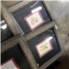 Image 2 : 4 FRAMED FLOWER PRINTS