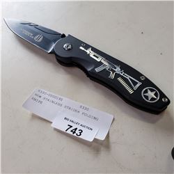 NEW 440 STAINLESS FOLDING KNIFE