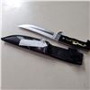 Image 1 : NEW 440 STAINLESS FULL TANG CHOPPER KNIFE W/ INLAY HANDLE