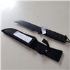 Image 1 : NEW COLUMBIA FULL TANG DIVING KNIFE W/ RUBBERIZED NON SLIP HANDLE AND SOFT CASE