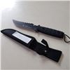 Image 2 : NEW COLUMBIA FULL TANG DIVING KNIFE W/ RUBBERIZED NON SLIP HANDLE AND SOFT CASE