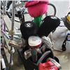 Image 4 : ADAMS GOLF BAG WOMENS RIGHT HANDED JAZZ CLUBS ODYSSEY PUTTER AND EVOLUTION PLUS GOFT CART
