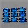 Image 1 : Natural London Blue Topaz (6 Pcs) 8x4 MM - FL