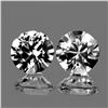 Image 1 : Natural  Diamond Cut White Zircon Pair 6.50 MM - FL