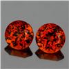 Image 1 : Natural  Mandarin Orange Spessartite Garnet Pair - FL