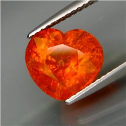 Natural Fanta Orange Spessartite Garnet Heart