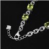 Image 3 : Natural  8x6mm Top Rich Green Peridot Bracelet