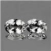 Image 1 : NATURAL BRILLIANT TOP COLORLESS WHITE TOPAZ PAIR