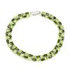 Image 2 : Natural Peridot Chrome Diopside 93.56 Cts Bracelet