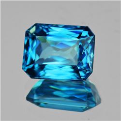 Natural Electric Blue Zircon 3.72 Cts [Flawless-VVS]