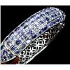 Image 2 : Natural Blue Violet Tanzanite 166.89 Cts Bangle