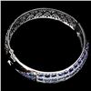 Image 3 : Natural Blue Violet Tanzanite 166.89 Cts Bangle