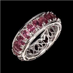 Natural Top Rich Pink Tourmaline Ring