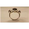 Image 2 : STUNNING BLACK ONYX AND HERKIMER DIAMOND RING