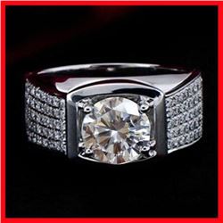 Dazzling 3 Ct Centerstone Lab Diamond Ring