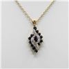 Image 2 : Stunning 1.19 Ct Sapphire Diamond Designer Pendant