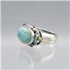 Image 2 : Beautiful Natural 7 Ct Blue Turquoise Ring