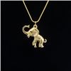 Image 2 : Impressive 14 Kt G.P. Elephant Pendant