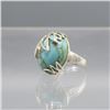 Image 2 : 14.5 CT NATURAL SANTA  ROSA BLUE TURQUOISE RING