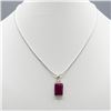 Image 1 : OUTSTANDING 9 CT RUBY PENDANT.