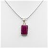 Image 2 : OUTSTANDING 9 CT RUBY PENDANT.