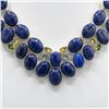 Image 2 : Beautiful 265Ct Natural Blue Lapis Lazuli Necklace