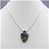Image 1 : NATURAL18.7 CT RARE MULTI COLOR TURQUOISE PENDANT