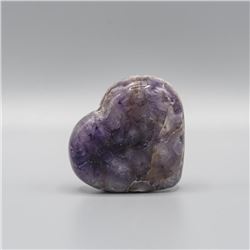 BEAUTUIFUL 554 CT NATURAL AMETHYST CARVED HEART