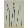 Image 1 : (3) SIMILAR 19TH CENT. BRASS & WROUGHT 