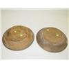 Image 2 : (2) 19TH CENT. REDWARE MILK PANS W/ GLA