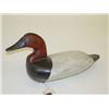 Image 1 : WOODEN CARVED & PAINTED CANVASBACK DRAK