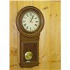 Image 1 : 38 WATERBURY OAK CASED REGULATOR CLOCK