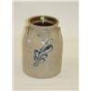 Image 1 : UNDERWOOD 3 GAL. STORAGE JAR W/ COBALT 