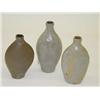 Image 1 : LOT (3) STONEWARE POCKET FLASKS-ALL UNS