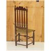 Image 2 : 18TH CENT. WALNUT BANISTER BACK SIDE CH