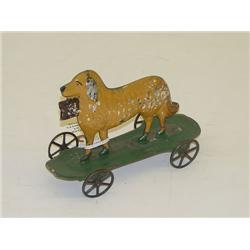 6 1/2 19TH CENT. PAINTED TIN BUTTERSCO