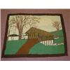 Image 1 : EARLY 20TH CENT. FOLK ART SCATTER RUG D
