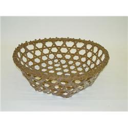 19TH-EARLY 20TH CENT. ROUND WOVEN SPLIN