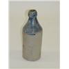 Image 2 : 9 1/2 STONEWARE BOTTLE W/ COBALT DECOR