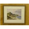 Image 1 : 19TH CENT. WATERCOLOR BEACH LANDSCAPE T