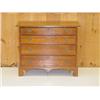 Image 1 : NEW ENGLAND MAPLE CHIPPENDALE 4 DRAWER 