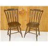 Image 1 : PR. 19TH CENT. PAINTED ARROWBACK WINDSO