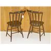 Image 2 : PR. 19TH CENT. PAINTED ARROWBACK WINDSO