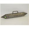 Image 2 : UNUSUAL 23 TIN ROLLING PIN W/ HANDLE -