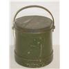 Image 2 : 19TH CENT. PAINTED WOODEN BANDED FIRKIN